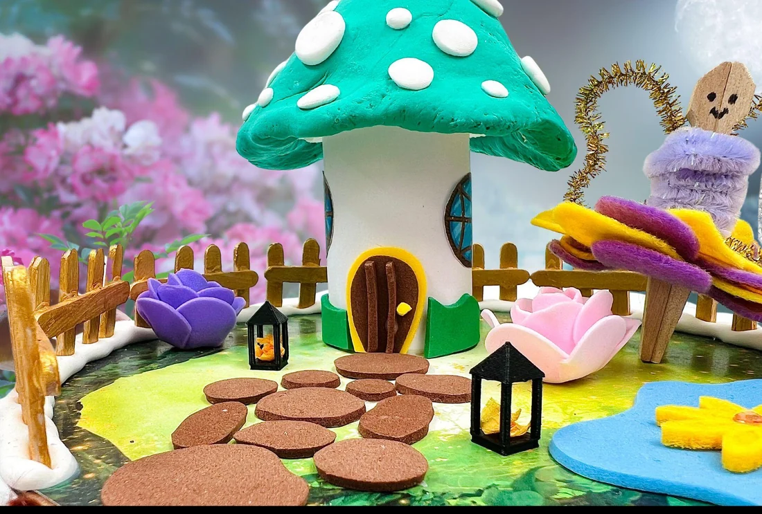 Fairy house — an enchanted garden