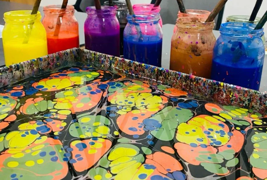 Ebru — painting on water