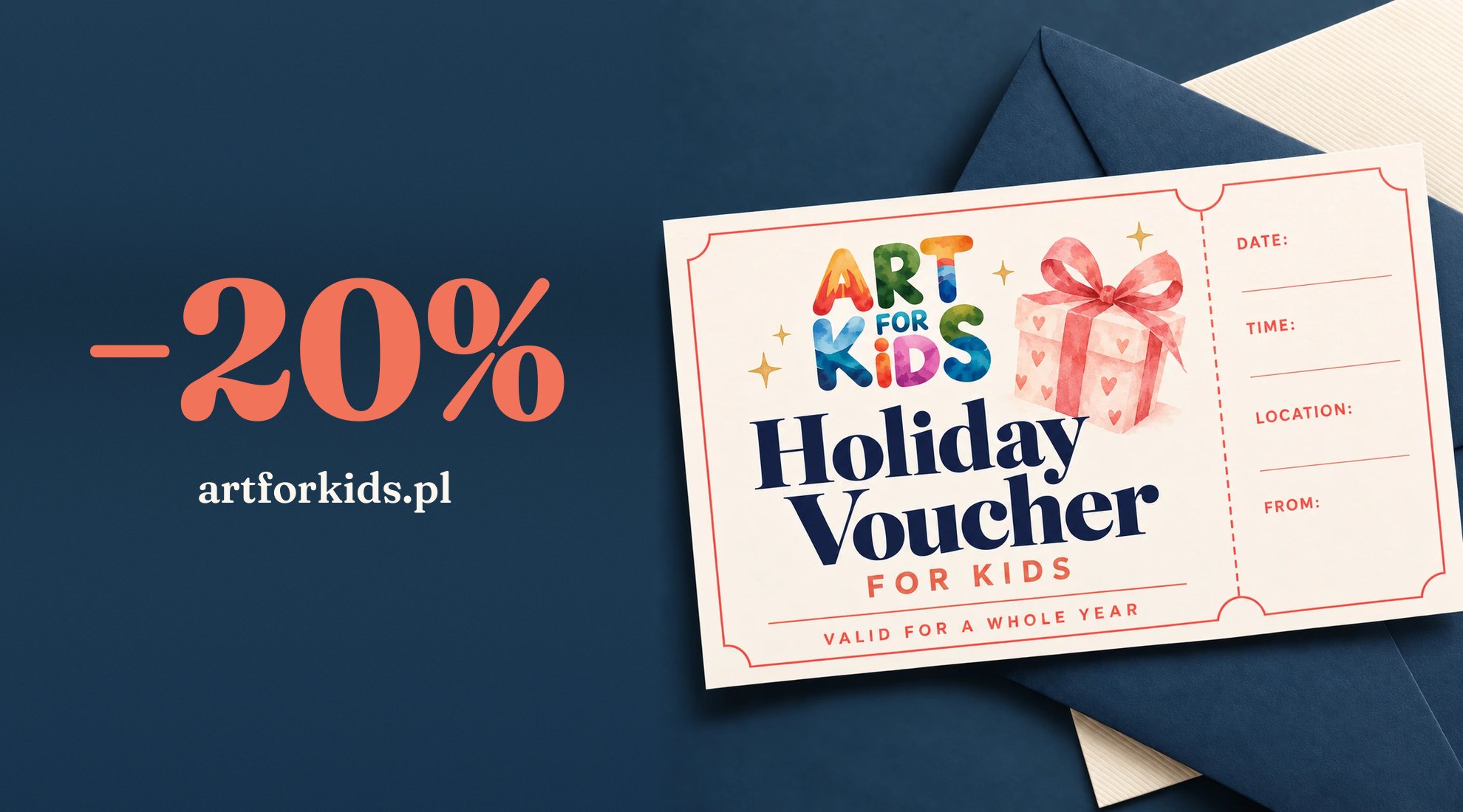 A Holiday Present for Your Child: an Art Workshop Voucher (20% Off Until 15 November)