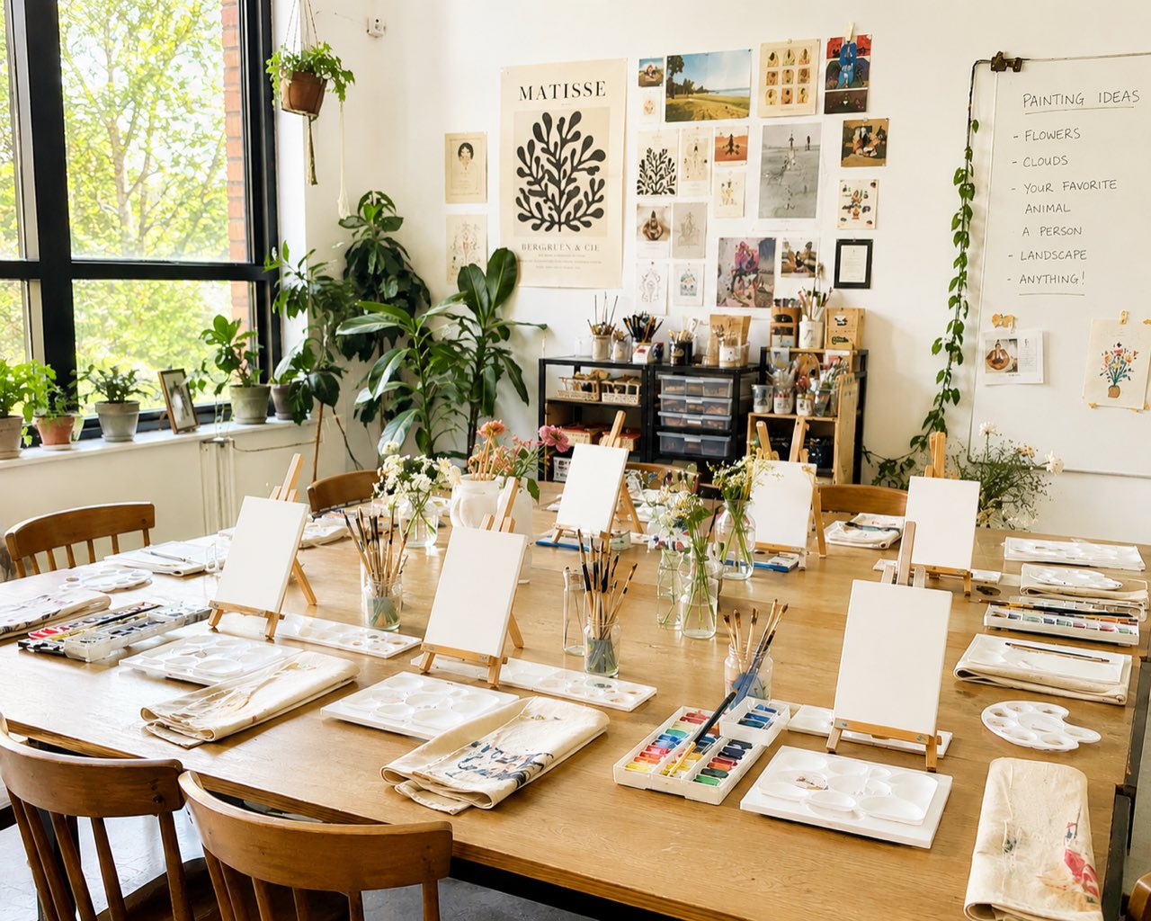 Themed Art Classes for Your School — You Give Us the Topic, We Build the Workshop