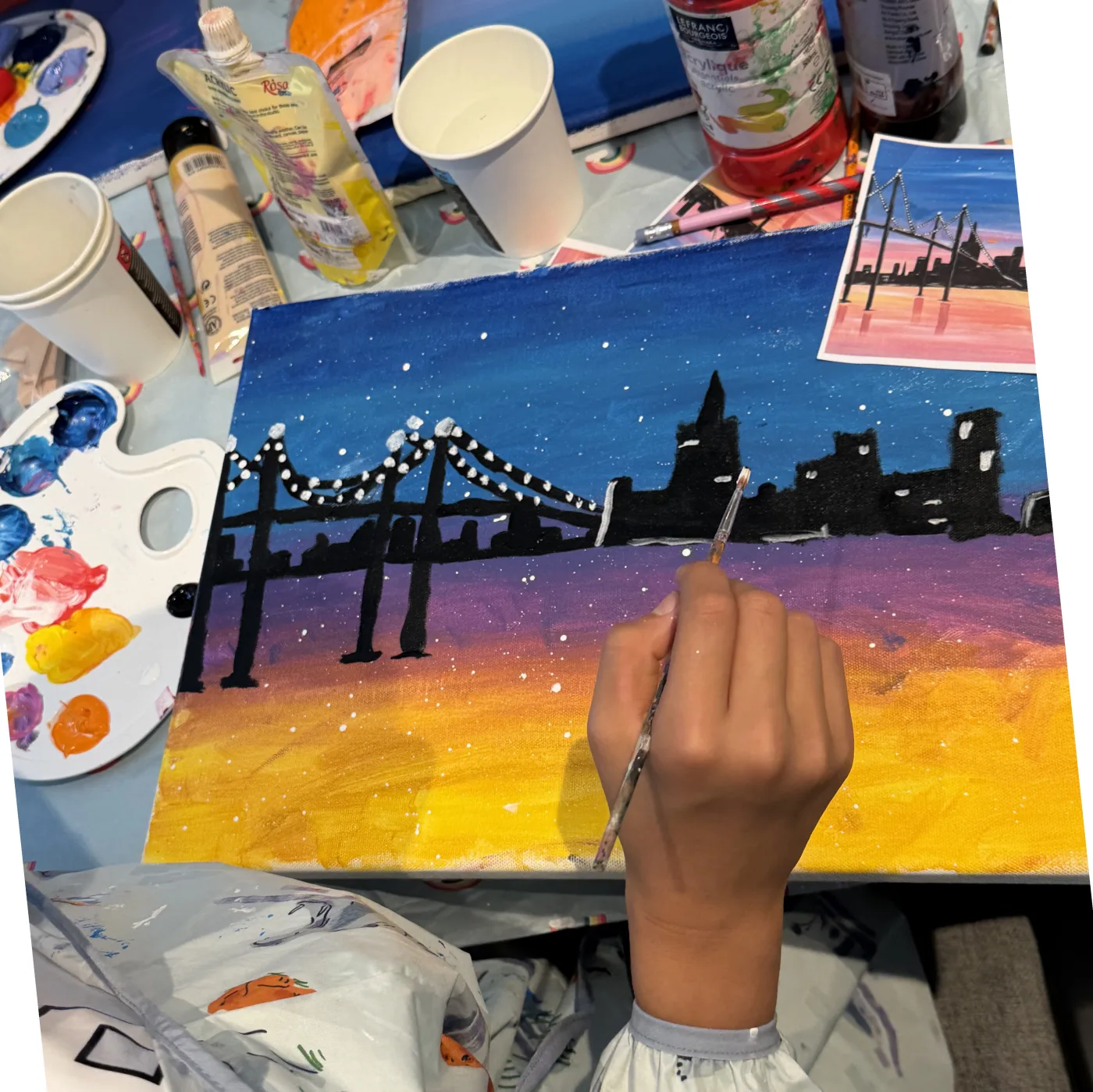 Happy Birthday, Ivanka! — Painting Warsaw at Night