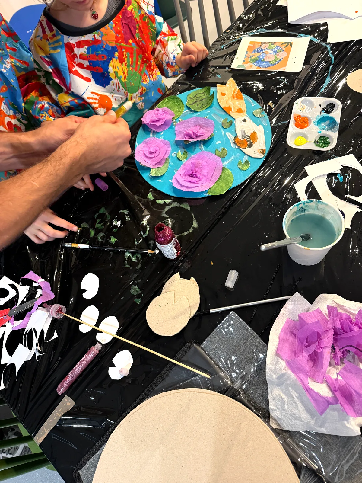 Koi Pond — Our Sunday Art Class 🐟🌸