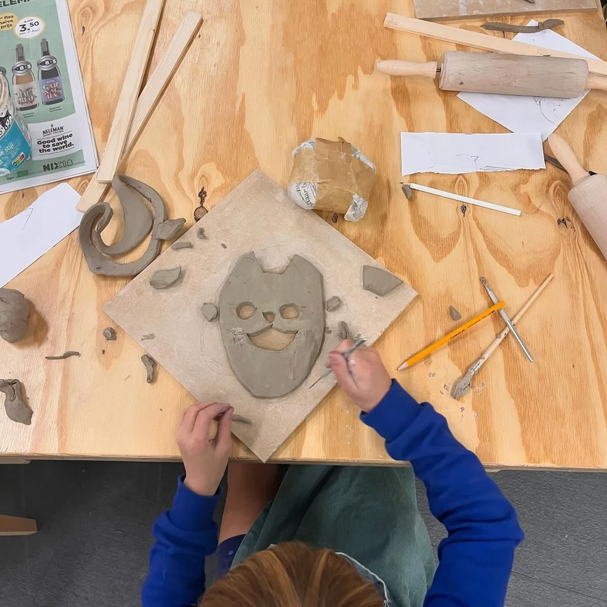 Picasso Faces · Air-Dry Clay Workshop